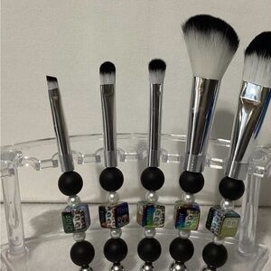 Dior Black and Silver Makeup Brush Collection